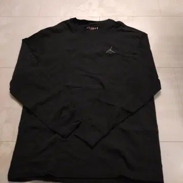 Jordan 블랙 롱 슬리브 T셔츠 M