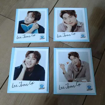 이준기 폴라로이드 브로마이드 4장 세트