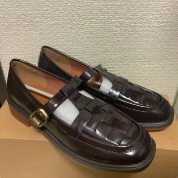 T 스트랩 슈즈 37 23.5cm