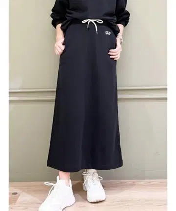GAP 미니 로고 맥시 스커트