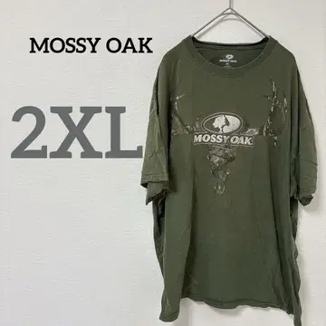 MOSSY OAK [ 2XL ] 반팔 티셔츠 사슴 스컬