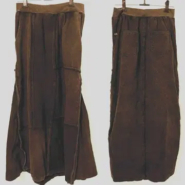 엘 로데오 롱 스커트 브라운