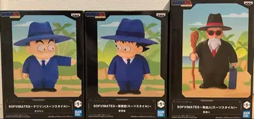 드래곤볼 소프트 비닐 크리링 손오공 거북선인 수트 스타일 세트