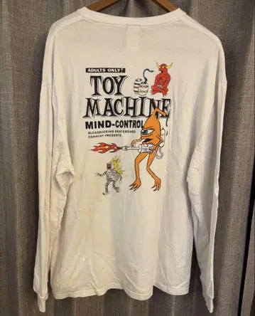 TOY MACHINE 토이머신 롱 슬리브 티셔츠 L