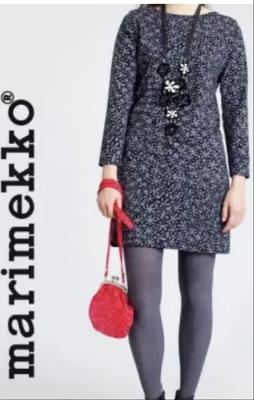 새상품급 레어 마리메꼬 marimekko 원피스 S 티셔츠 원피스