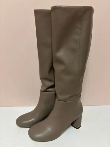 브라운 롱 부츠