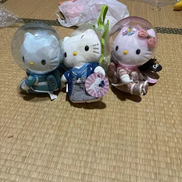 맥도날드 헬로키티 봉제 인형 3개 세트
