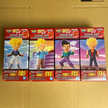 드래곤볼 GT 피규어 월드 컬렉션 트렁크스 손오반 베지터 손오천