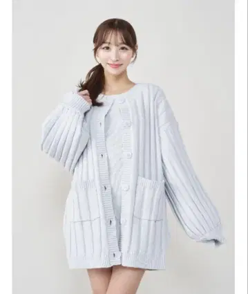 Darich 샤베트 앙상블 니트 미니 원피스