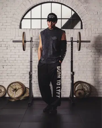 LYFT RELAX FIT MESH PANTS - BLACK M