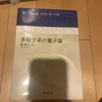 다입자계의 양자론 야부 히로유키 저
