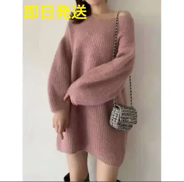 SNIDEL 라쿤 미니 니트 원피스