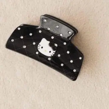 로리즈팜 x 헬로키티 퀼팅 반다나 블랙 미사용 새상품