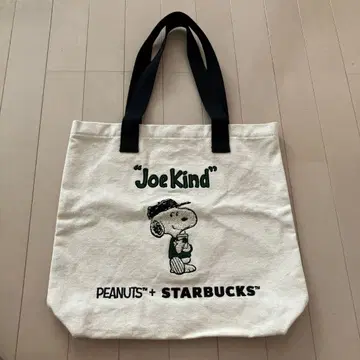 선착순 새상품급 스타벅스 스누피 콜라보 토트백 PEANUTS