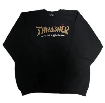 [택 포함 새상품] THRASHER 캘리그래피 스웨트 셔츠 크루넥