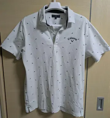 Callaway 골프 피케 셔츠 LL 사이즈 화이트