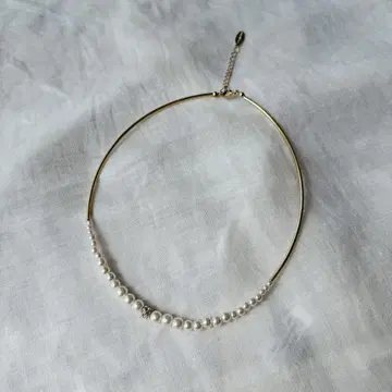 PECHINCHAR 골드 펄 목걸이 초커 결혼식 경사