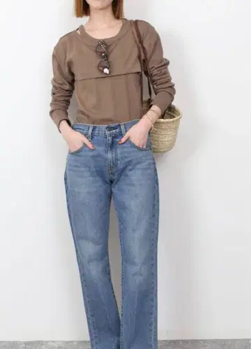 [ MILLER/밀러 ] SLOBE 별주 레이어드 SET TEE