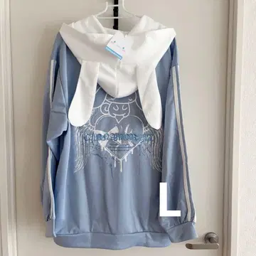 산리오 시나모롤 시나몬 저지 스카이블루 계열 천사계 패션 산리오 지뢰