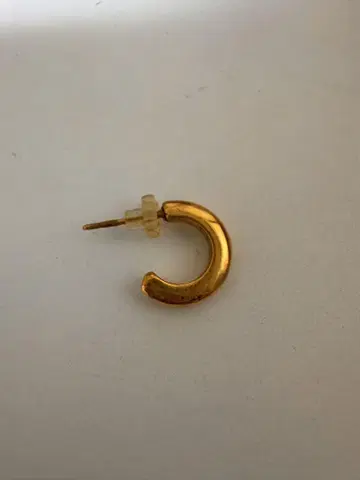 골드 후프 귀걸이 한쪽용 약 1cm
