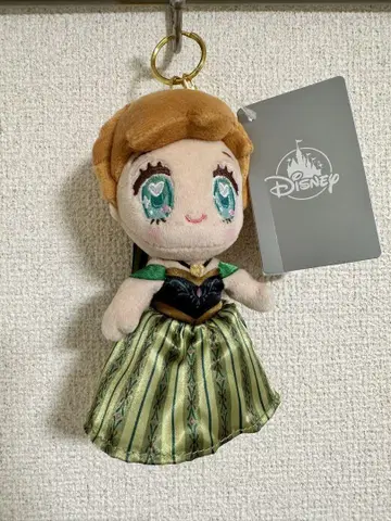 겨울왕국 대관식 tiny 봉제 인형 키링 안나