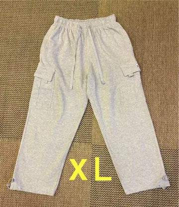 PRO CLUB 헤비 웨이트 카고 조거 팬츠 XL 그레이