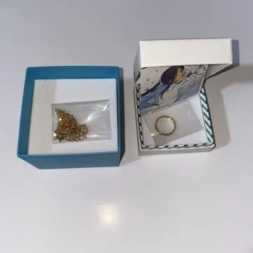 앙스타 홍월 칸자키 소마 제일 액세서리 목걸이 반지 세트