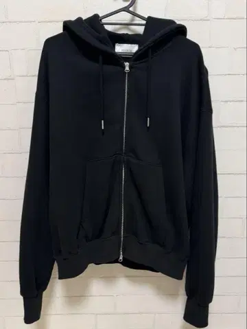 소에르테 헤비 웨이트 더블 지퍼 후디 후드티