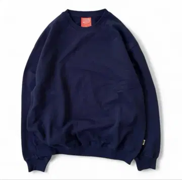 TRIBE WEAR / 베이직 크루넥 스웨트 네이비