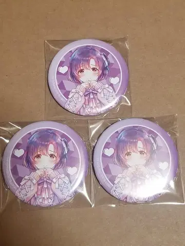 교토마후 시라기쿠 호타루 캔뱃지 x 3 데레마스 잣캐러