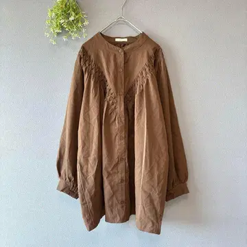 테라 웨어 M [M] 성인 내추럴 가을 컬러 루즈핏 오버 사이즈 셔츠