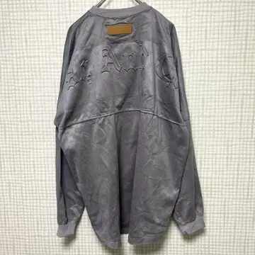 [레어] 하쉬앤크루엘 엠보싱 가공 백 아치 로고 긴팔 T셔츠 XL