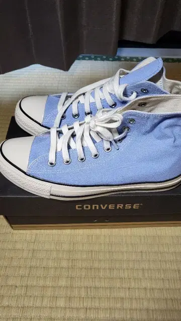 CONVERSE ALL STAR 하이컷 25.5cm 라이트 블루