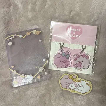 러브이즈 Lafary 콜라보 나카요시 아크릴 참 경화 케이스 씰