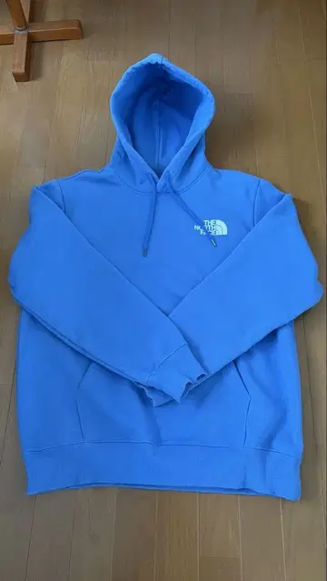 THE NORTH FACE 파랑 L 후드 부착 후드티