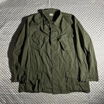 미군 실물 68년 회계 정글 퍼티그 자켓 4th us.army