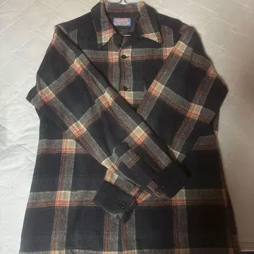 Pendleton 울 체크 무늬 플란넬 셔츠 M