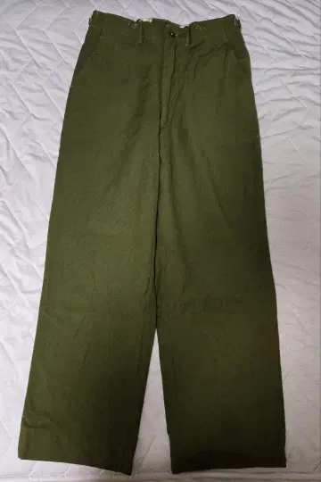 US.ARMY 울 트라우저 팬츠 M51 50s 그린