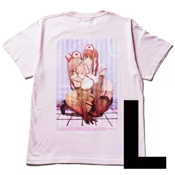 [ 새상품 미개봉 ] 체인소 맨 그래픽 백 T셔츠 파워 마키마