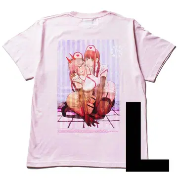 [ 새상품 미개봉 ] 체인소 맨 그래픽 백 T셔츠 파워 마키마