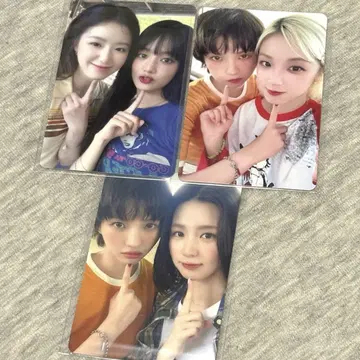 i-dle 일본 투어 사이타마 회장 유닛 트레이딩 카드 3장 세트
