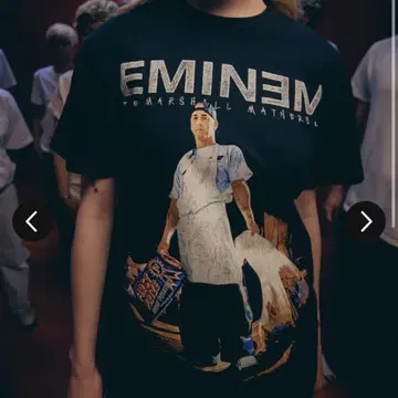 Eminem 에미넴 MMLP25 트랙 리스트 T셔츠 블랙