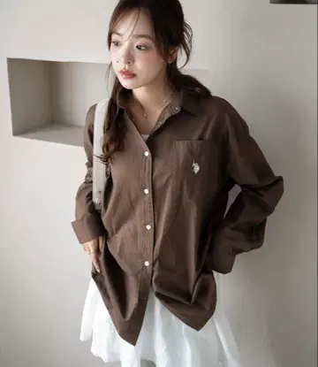 WEGO U.S.POLO ASSN. 별주 롱 슬리브 셔츠