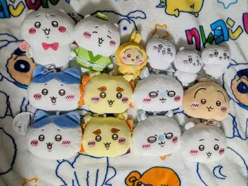 치이카와 (먼작귀) 패스 케이스 봉제 인형 마스코트 묶음 판매