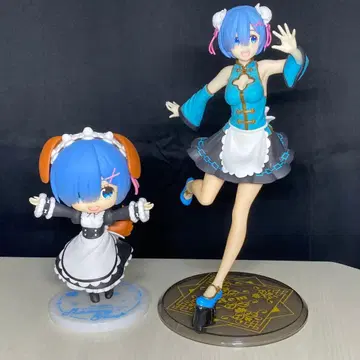 [ 즉시 구매 대환영 ] Re: 제로 렘 피규어 세트