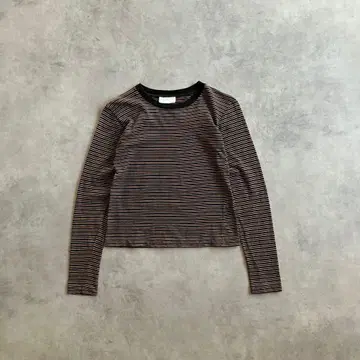 90s 빈티지 agnes b. 아네스베 보더 티셔츠 롱 T