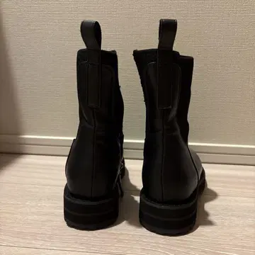새상품급 그린라벨 블랙 사이드 고어 부츠