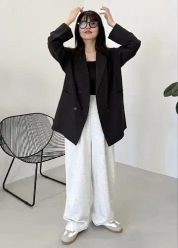 시마무라 푸우산 pusan 테일러드 자켓 M