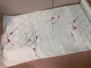 순수 실크 깃털 안감 그린 계열