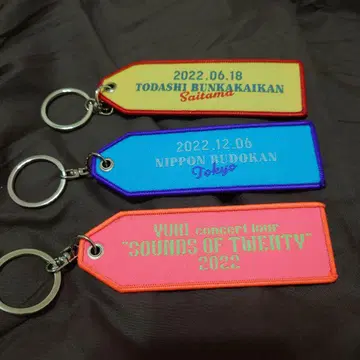 YUKI 'SOUNDS OF TWENTY' 와펜 키링